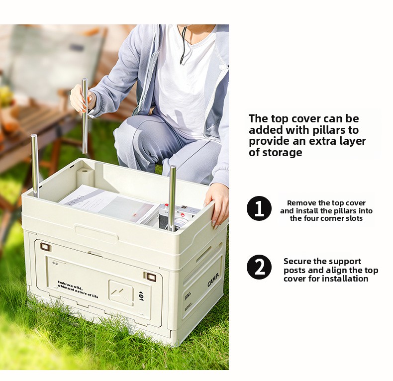 Caja de Almacenamiento Plegabl - Outdoor Camping Stores reseña y precio