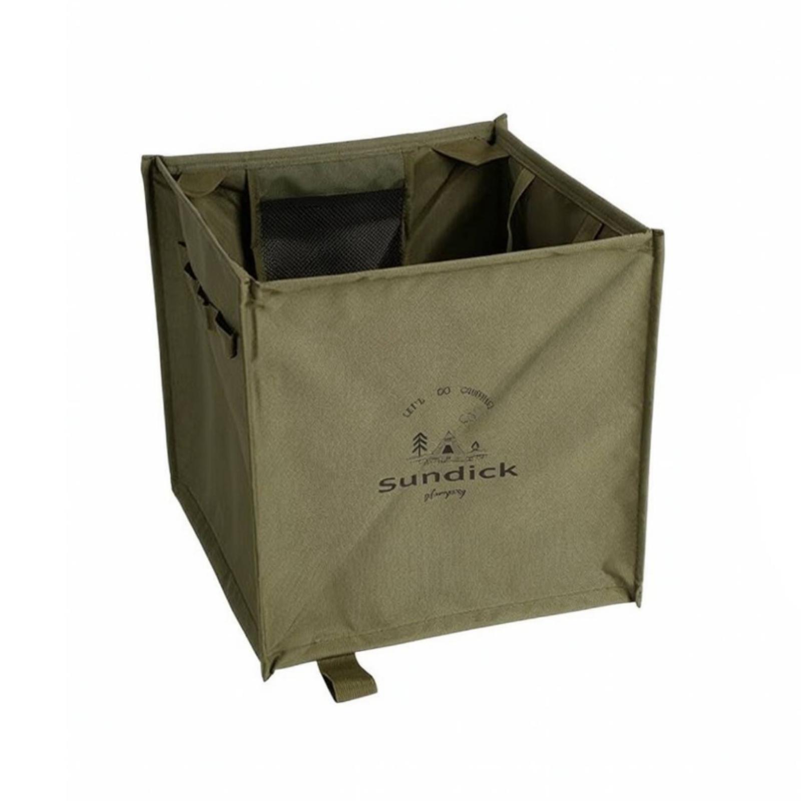 Cubo de basura portátil plegab - Outdoor Camping Bin reseña y precio