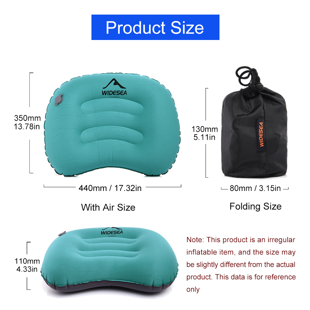 Widesea-almohada inflable port - Outdoor Camping Floor Mat reseña y precio