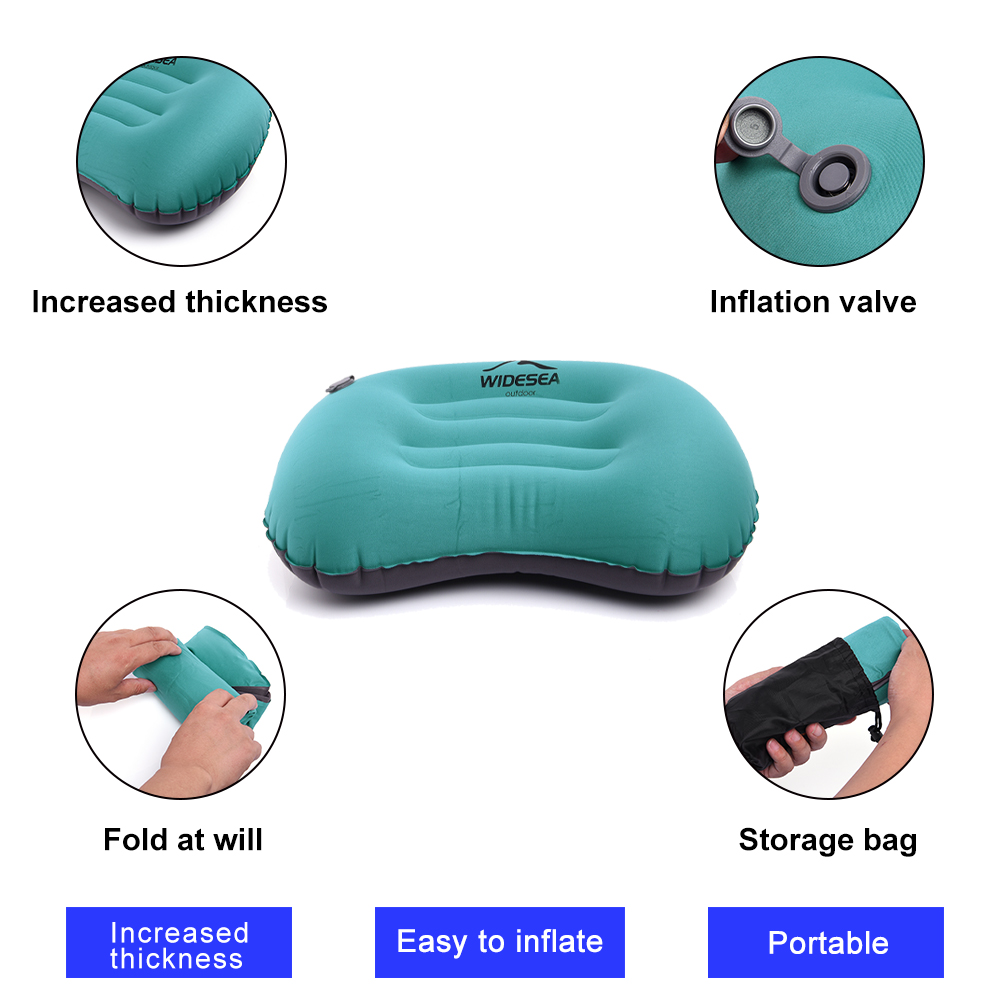 Widesea-almohada inflable port - Outdoor Camping Floor Mat reseña y precio