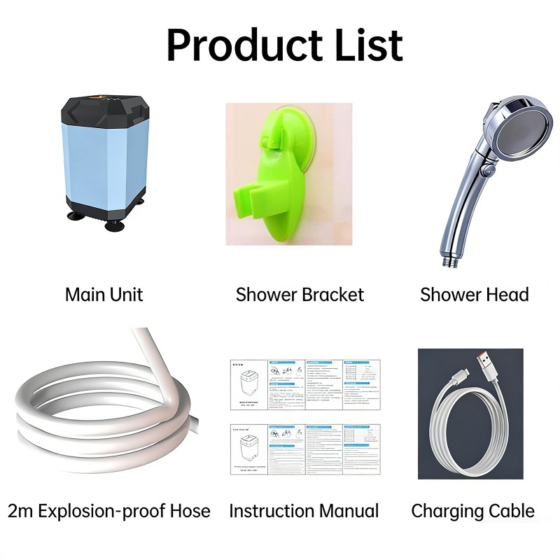 Ducha Portátil para Camping de - Outdoor Camping Showers reseña y precio