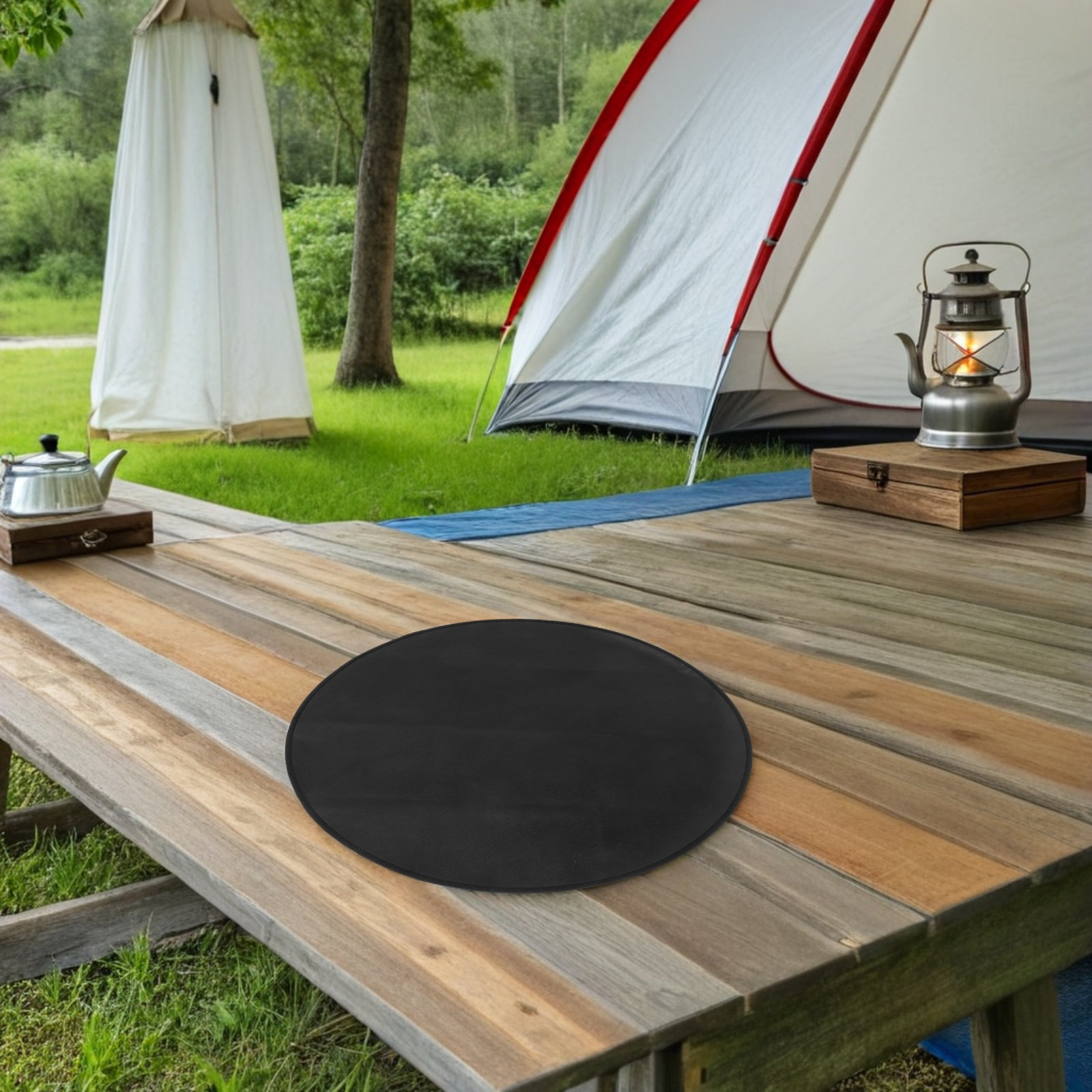 Alfombrilla Redonda Ignífuga p - Outdoor Camping Floor Mat reseña y precio