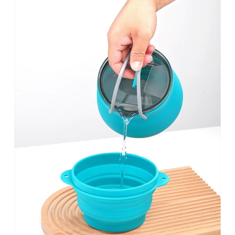 Nuevo Juego de Vajilla Plegabl - Outdoor Camping Kettle reseña y precio