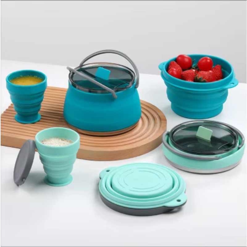 Nuevo Juego de Vajilla Plegabl - Outdoor Camping Kettle reseña y precio