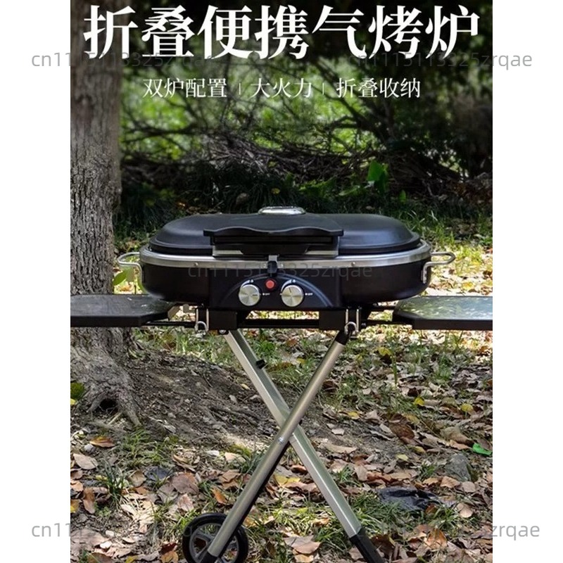 Estufa de Gas Portátil para In - Outdoor Camping Griddle reseña y precio