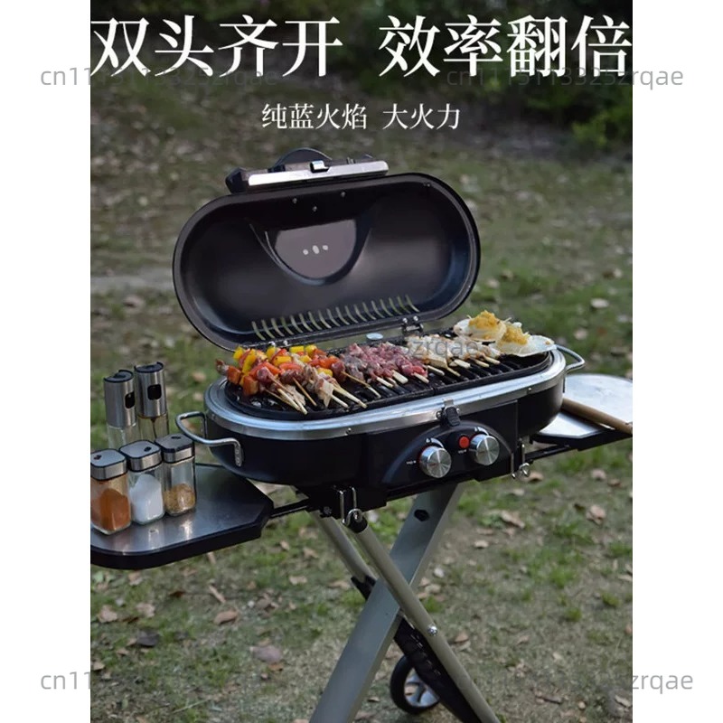 Estufa de Gas Portátil para In - Outdoor Camping Griddle reseña y precio