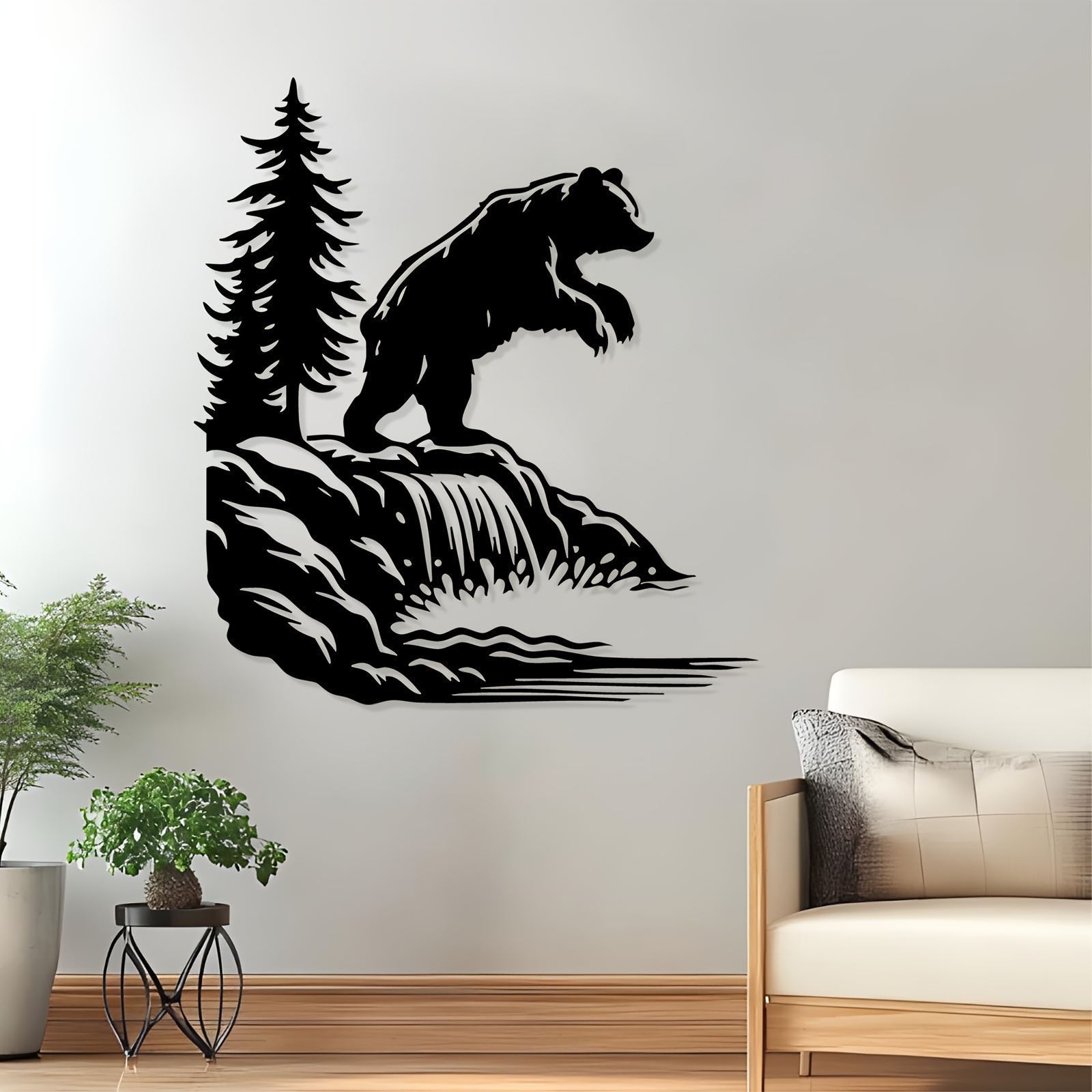 Arte de Pared Metálico con Dis - Outdoor Camping Adventures reseña y precio