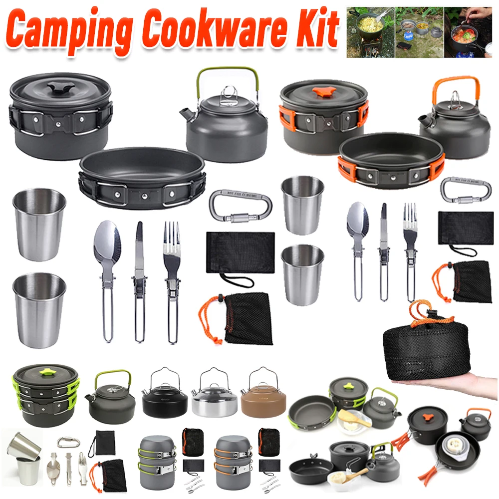 Kit de utensilios de cocina pa - Outdoor Camping Kettle reseña y precio