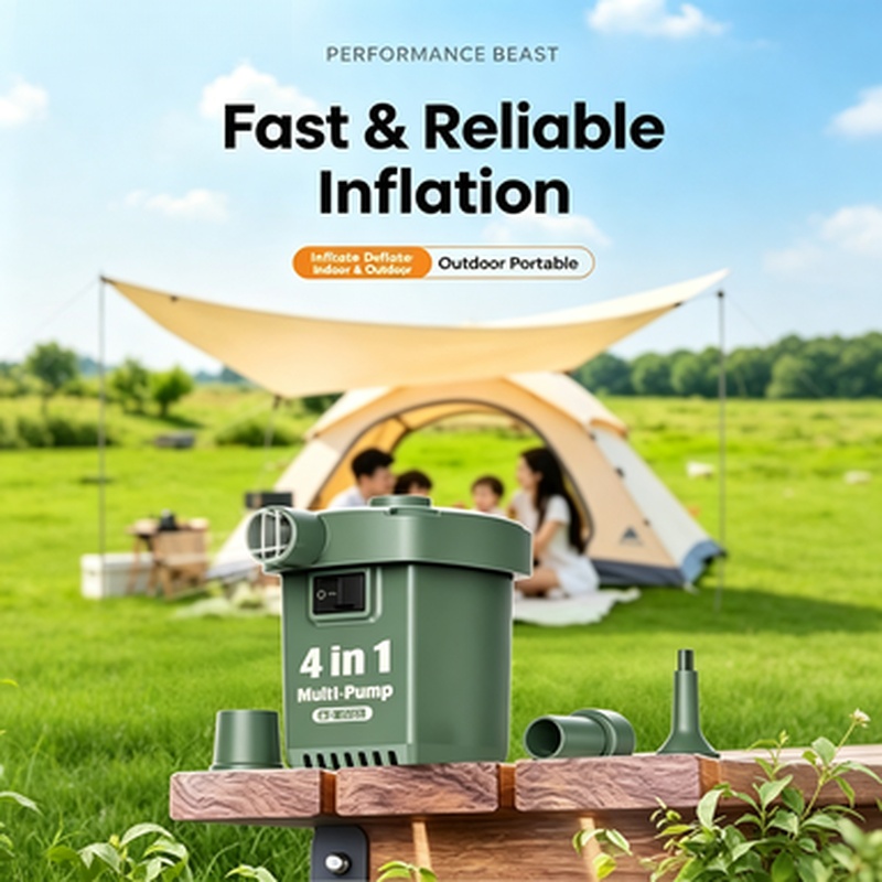 Mini bomba de aire inalámbrica - Outdoor Camping Mattress reseña y precio