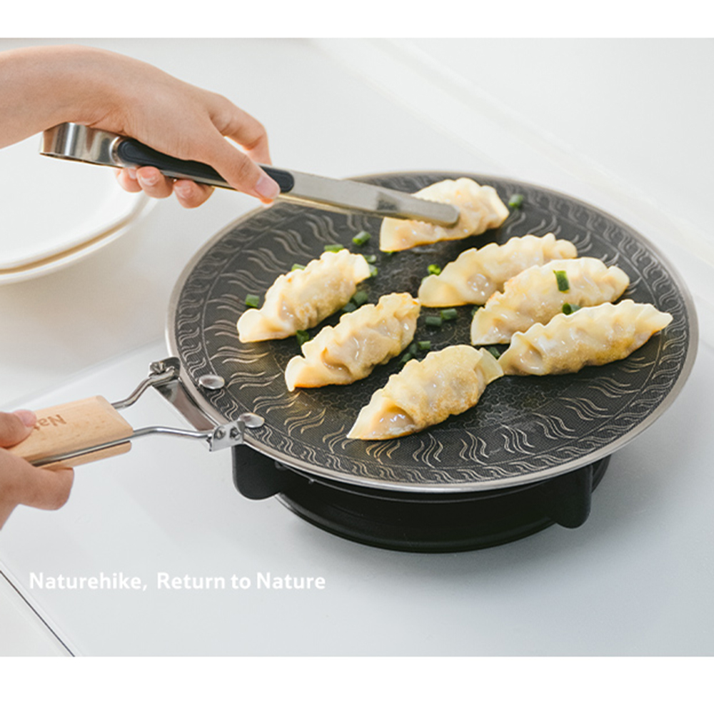 Naturehike - Plancha de acero  - Outdoor Camping Griddle reseña y precio
