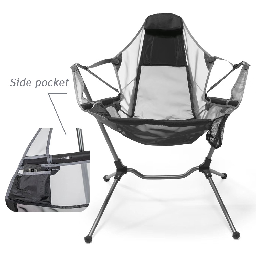 Silla Reclinable Plegable de A - Outdoor Camping Rocking Chair reseña y precio