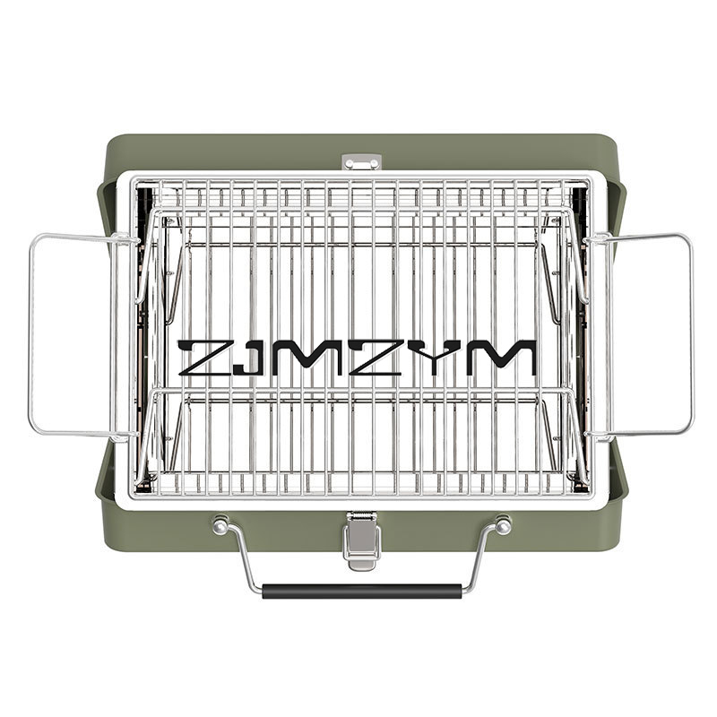 Parrilla de barbacoa plegable, - Outdoor Camping Griddle reseña y precio