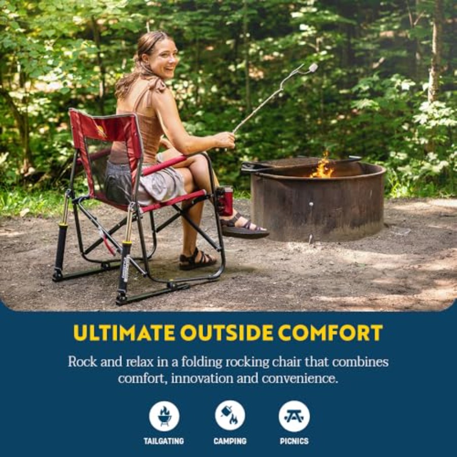 Silla de camping plegable Free - Outdoor Camping Rocking Chair reseña y precio