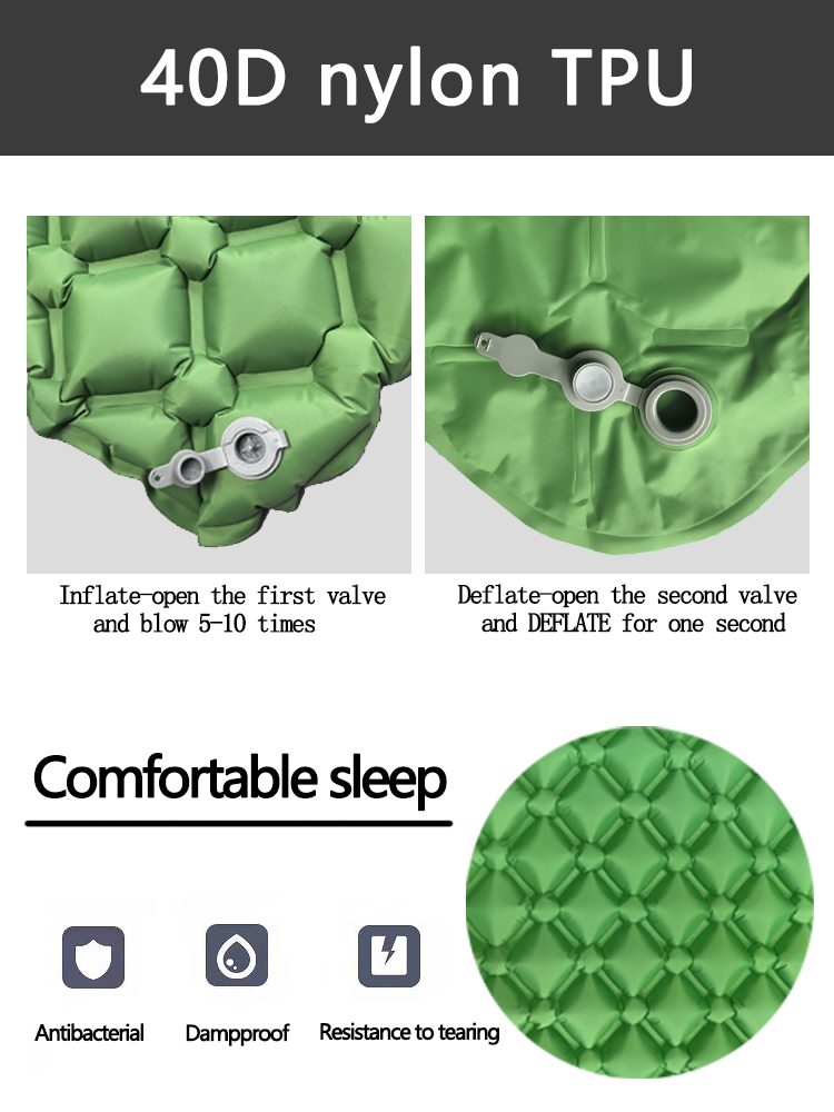 Colchón Inflable para Acampar, - Outdoor Camping Mattress reseña y precio